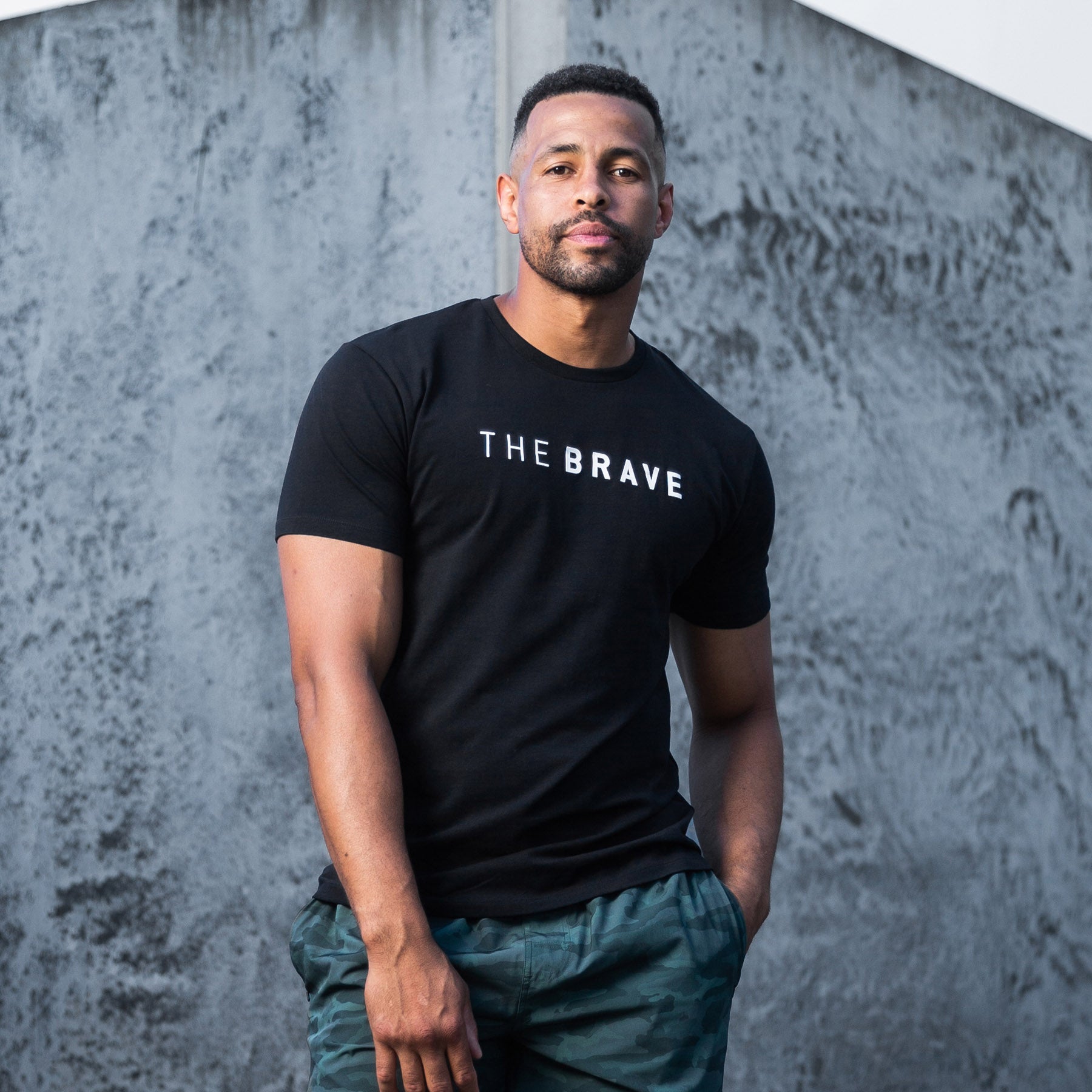 The Brave - Men's Signature T-Shirt - BLACK