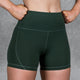 THE BRAVE - WOMEN'S SCULPT HIGH WAISTED BOOTY SHORTS - DARK OLIVE