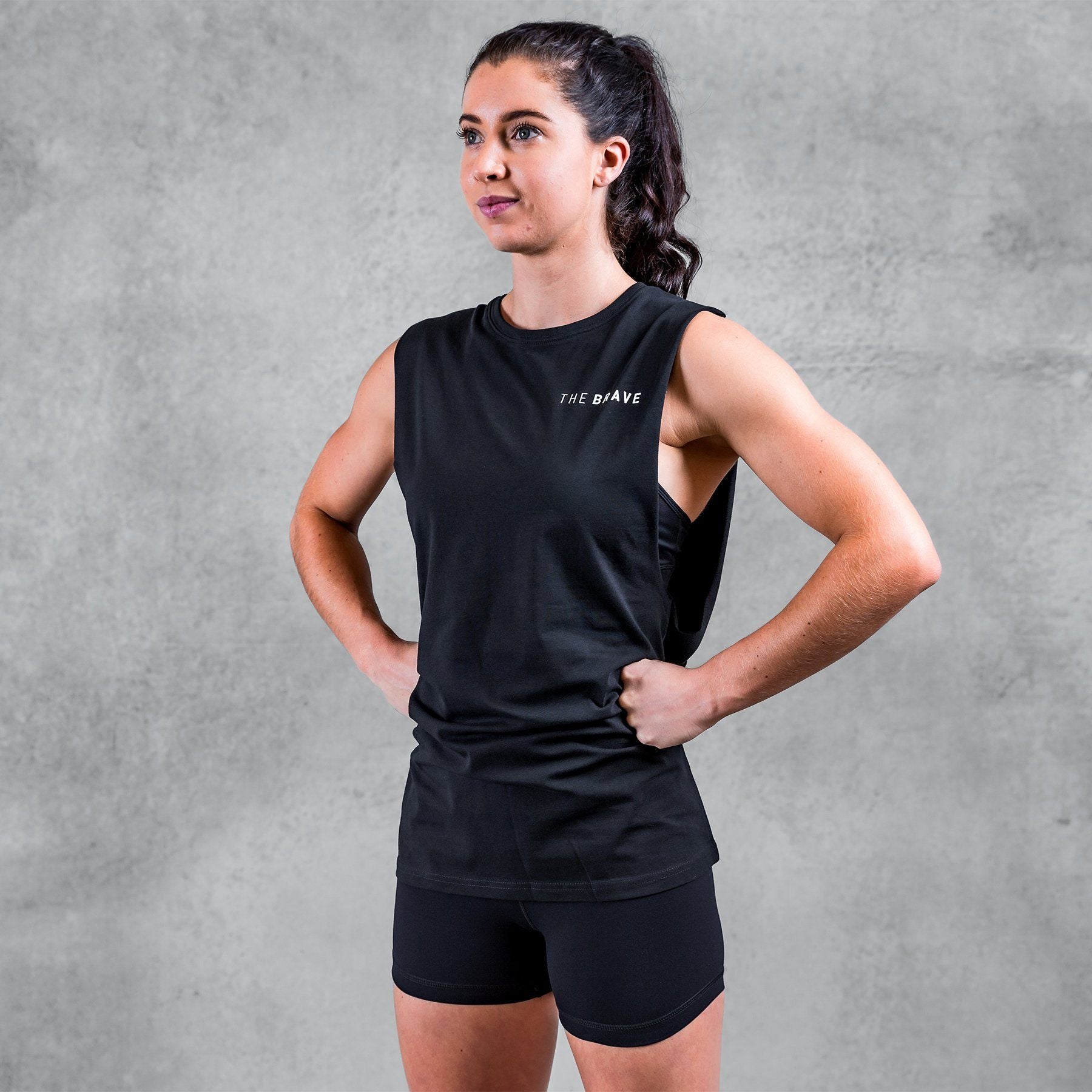 THE BRAVE - UNISEX ALIGN TANK - BLACK