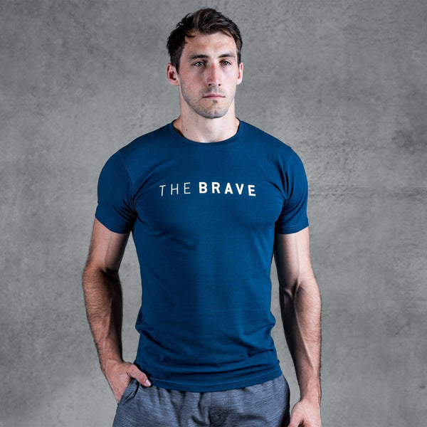 The Brave - Men's Signature T-Shirt 2.0 - AIRFORCE BLUE