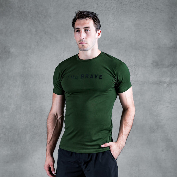 The Brave - Men's Signature T-Shirt 2.0 - DARK OLIVE